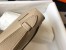 Hermes Kelly Pochette Clutch In Gris Tourterelle Epsom Leather