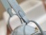 Hermes Lindy Mini Bag in Blue Brume Clemence Leather with GHW