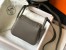 Hermes Lindy Mini Bag in Etain Clemence Leather with GHW
