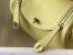 Hermes Lindy Mini Bag in Jaune Poussin Clemence Leather with GHW
