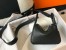 Hermes Lindy Mini Bag in Black Clemence Leather with PHW