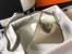 Hermes Lindy Mini Bag in Tourterelle Clemence Leather with GHW
