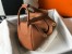 Hermes Lindy 26cm Bag in Gold Clemence Leather with GHW