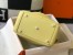 Hermes Lindy 26cm Bag in Jaune Poussin Clemence Leather with GHW
