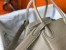 Hermes Lindy 26cm Bag in Tourterelle Clemence Leather with PHW