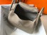 Hermes Lindy 26cm Bag in Tourterelle Clemence Leather with PHW