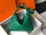 Hermes Lindy 30cm Bag in Malachite Clemence Leather with GHW
