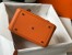 Hermes Lindy 30cm Bag in Orange Clemence Leather with PHW