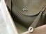 Hermes Lindy 30cm Bag in Taupe Clemence Leather with PHW