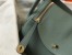Hermes Lindy 30cm Bag in Vert Amande Clemence Leather with GHW