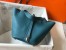 Hermes Picotin Lock 18 Bag in Blue Jean Clemence Leather with PHW