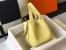 Hermes Picotin Lock 18 Bag in Jaune Poussin Clemence Leather with GHW