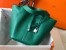 Hermes Picotin Lock 18 Bag in Malachite Clemence Leather with PHW