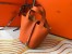 Hermes Picotin Lock 18 Bag in Orange Clemence Leather with PHW