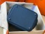 Hermes Picotin Lock 12 Bag in Blue Agate Clemence Leather with PHW