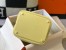 Hermes Picotin Lock 12 Bag in Jaune Poussin Clemence Leather with GHW