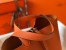Hermes Picotin Lock 12 Bag in Orange Clemence Leather with PHW