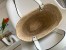 Loewe Small Basket Bag in Raffia and White Calfskin 