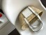 Loewe Small Basket Bag in Raffia and White Calfskin 