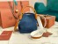 Loro Piana Bale Small Bag in Blue Denim 