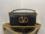 Valentino Large Loco Shoulder Bag In Black Calfskin