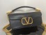 Valentino Large Loco Shoulder Bag In Black Calfskin