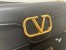 Valentino Large Loco Shoulder Bag In Black Calfskin