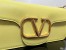 Valentino Large Loco Shoulder Bag In Yellow Calfskin