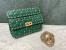 Valentino Rockstud Spike Small Bag in Green Nappa Leather