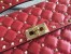 Valentino Rockstud Spike Medium Bag in Red Nappa Leather