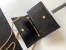 Saint Laurent Kate Tassel Small Bag In Black Crocodile-embossed Leather