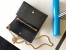 Saint Laurent Kate Tassel Medium Bag In Black Crocodile-embossed Leather