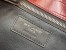 Saint Laurent Cassandra Medium Bag In Bordeaux Crocodile Embossed Leather