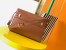 Saint Laurent Manhattan Small Shoulder Bag in Brown Calfskin