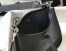 Hermes Mini Evelyne 16 Amazone Bag in Black Clemence Leather