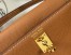 Hermes Kelly Mini II Sellier Bag in Gold Epsom Leather