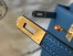 Hermes Kelly 25cm Retourne Bag in Blue Agate Clemence Leather with GHW