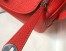 Hermes Lindy 26cm Bag in Red Clemence Leather with PHW