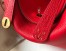 Hermes Lindy 30cm Bag in Red Clemence Leather with GHW