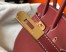 Hermes Birkin 25cm Bag in Bordeaux Clemence Leather with GHW