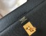 Hermes Kelly 25cm Sellier Bag in Black Epsom Leather with GHW