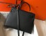 Hermes Kelly 28cm Sellier Bag in Black Epsom Leather with GHW