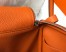 Hermes Lindy 30cm Bag in Orange Clemence Leather with PHW