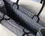 Dior Large Book Tote Bag In Houndstooth Embroidered Canvas