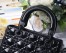 Dior Lady Dior Medium Bag in Black Diamond Calfskin