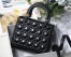 Dior Lady Dior Medium Bag in Black Diamond Calfskin