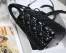 Dior Lady Dior Medium Bag in Black Diamond Calfskin