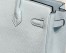Hermes Birkin 25cm Bag in Blue Brume Clemence Leather with PHW