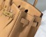 Hermes Birkin 25cm Bag in Chai Clemence Leather with GHW