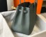 Hermes Birkin 35cm Bag in Vert Amande Clemence Leather with GHW